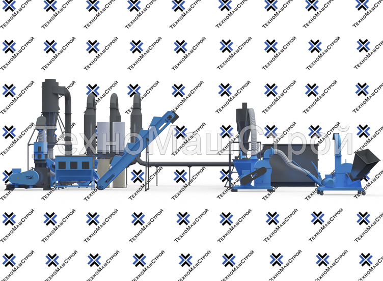 Мини завод для производства пеллет