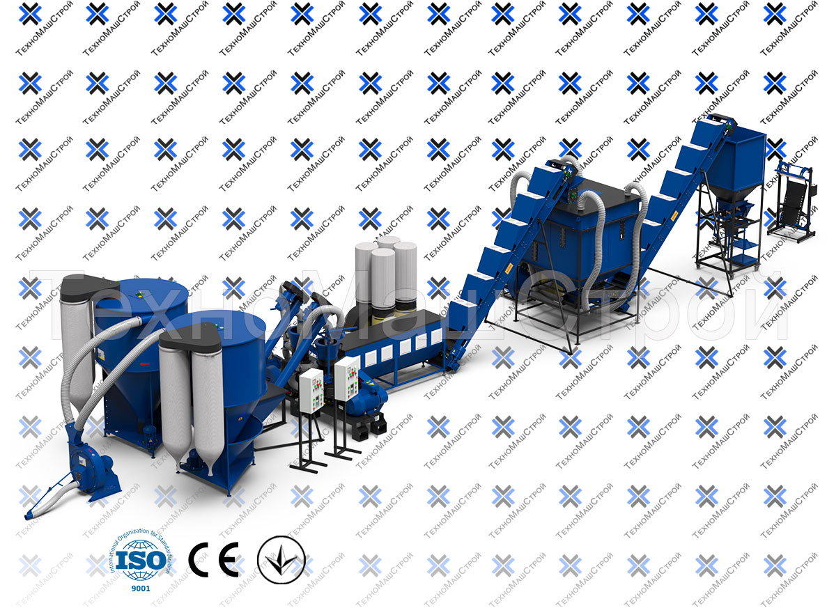 Полный цикл гранулирования кормов от 1400 кг/час